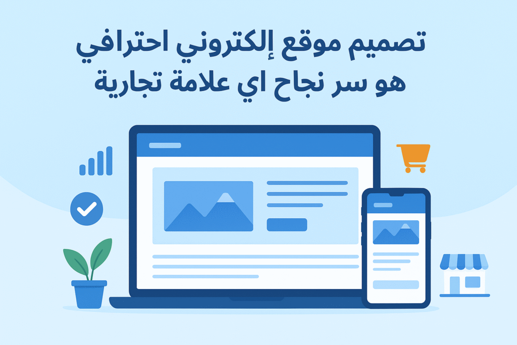 تصميم موقع الكتروني تجاري